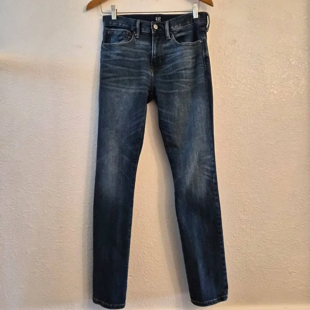 GAP Denim Stretch Skinny Jeans 28x30 Comfy Flattering Fit Classic Essential